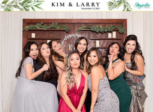 60090 - Kim + Larry Wedding Photobooth 2021