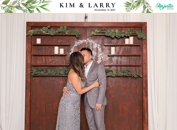 60188 - Kim + Larry Wedding Photobooth 2021
