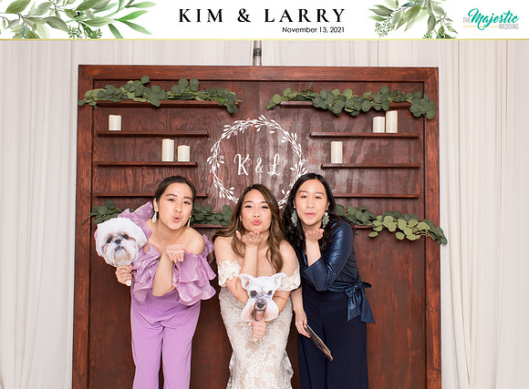60243 - Kim + Larry Wedding Photobooth 2021