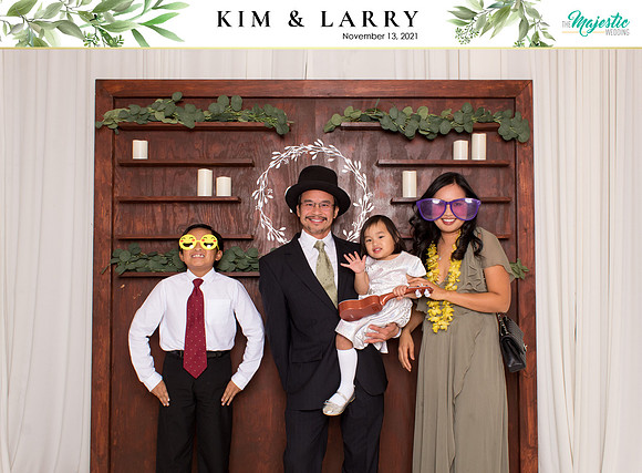 60021 - Kim + Larry Wedding Photobooth 2021