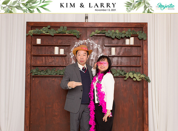 60238 - Kim + Larry Wedding Photobooth 2021