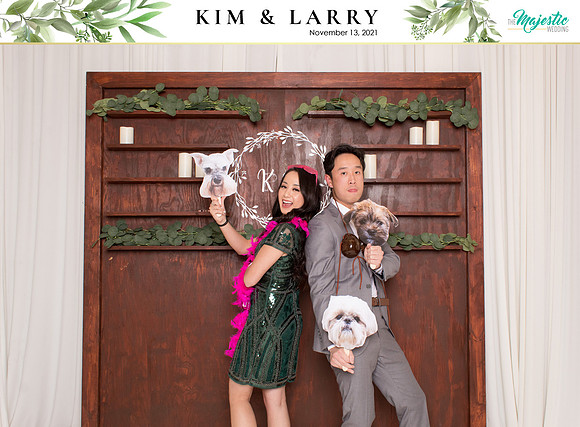 60026 - Kim + Larry Wedding Photobooth 2021