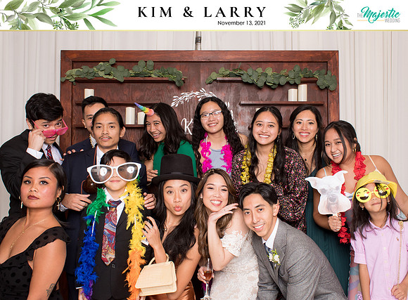 60180 - Kim + Larry Wedding Photobooth 2021