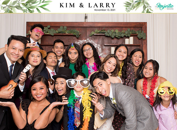 60183 - Kim + Larry Wedding Photobooth 2021