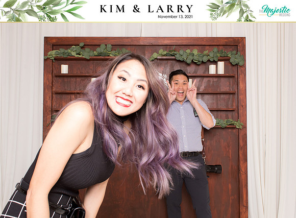 60007 - Kim + Larry Wedding Photobooth 2021