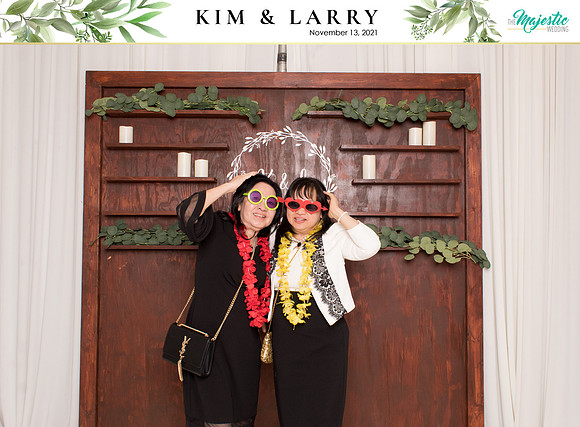60245 - Kim + Larry Wedding Photobooth 2021
