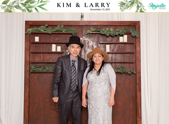 60196 - Kim + Larry Wedding Photobooth 2021