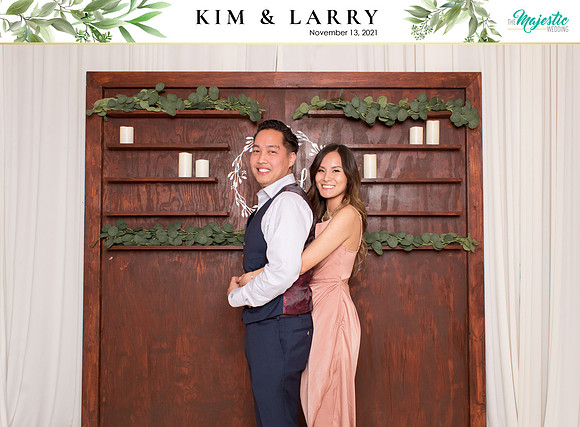 60055 - Kim + Larry Wedding Photobooth 2021