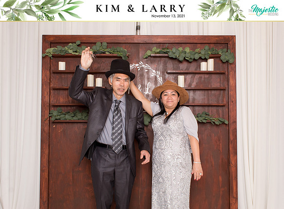 60198 - Kim + Larry Wedding Photobooth 2021