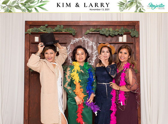 60123 - Kim + Larry Wedding Photobooth 2021