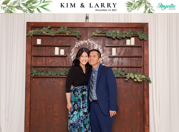 60257 - Kim + Larry Wedding Photobooth 2021