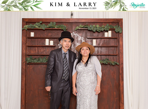 60197 - Kim + Larry Wedding Photobooth 2021