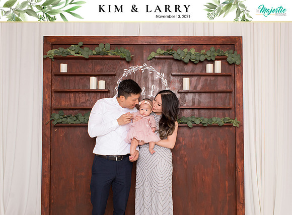 60028 - Kim + Larry Wedding Photobooth 2021