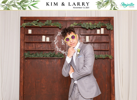 60058 - Kim + Larry Wedding Photobooth 2021