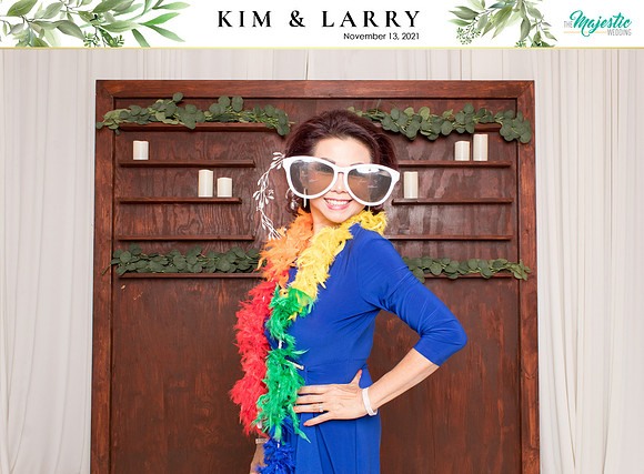 60040 - Kim + Larry Wedding Photobooth 2021