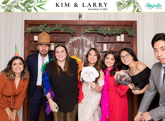 60214 - Kim + Larry Wedding Photobooth 2021