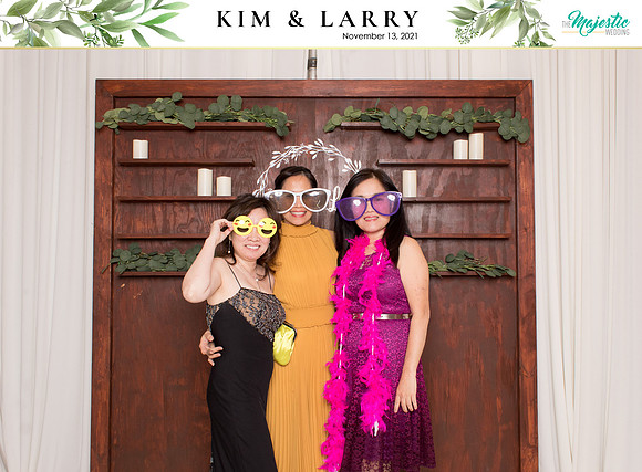 60167 - Kim + Larry Wedding Photobooth 2021