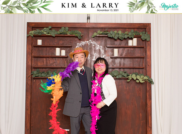 60240 - Kim + Larry Wedding Photobooth 2021