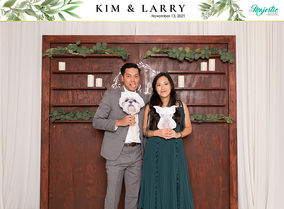 60034 - Kim + Larry Wedding Photobooth 2021