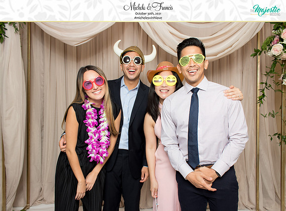 60027 - Michele + Francis Wedding Photobooth 2021