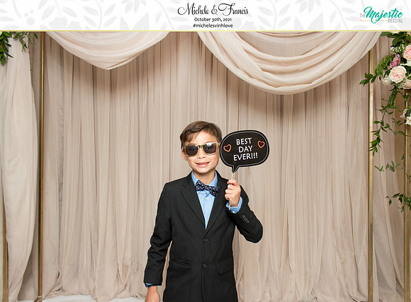 60038 - Michele + Francis Wedding Photobooth 2021