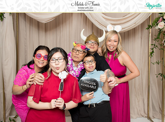 60015 - Michele + Francis Wedding Photobooth 2021