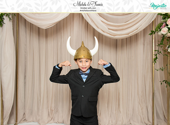 60043 - Michele + Francis Wedding Photobooth 2021