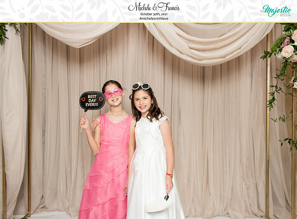 60035 - Michele + Francis Wedding Photobooth 2021