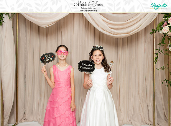 60033 - Michele + Francis Wedding Photobooth 2021