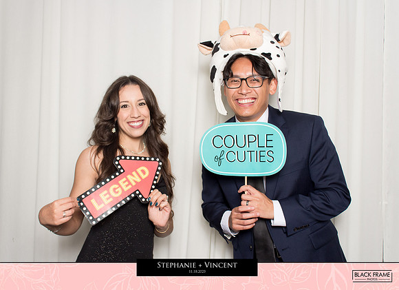 20151 - Stephanie + Vincent Wedding Photobooth 2023