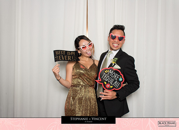 20123 - Stephanie + Vincent Wedding Photobooth 2023
