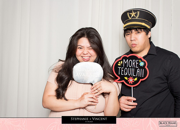 20212 - Stephanie + Vincent Wedding Photobooth 2023