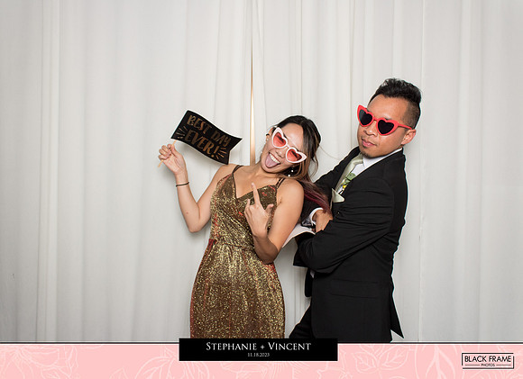 20122 - Stephanie + Vincent Wedding Photobooth 2023